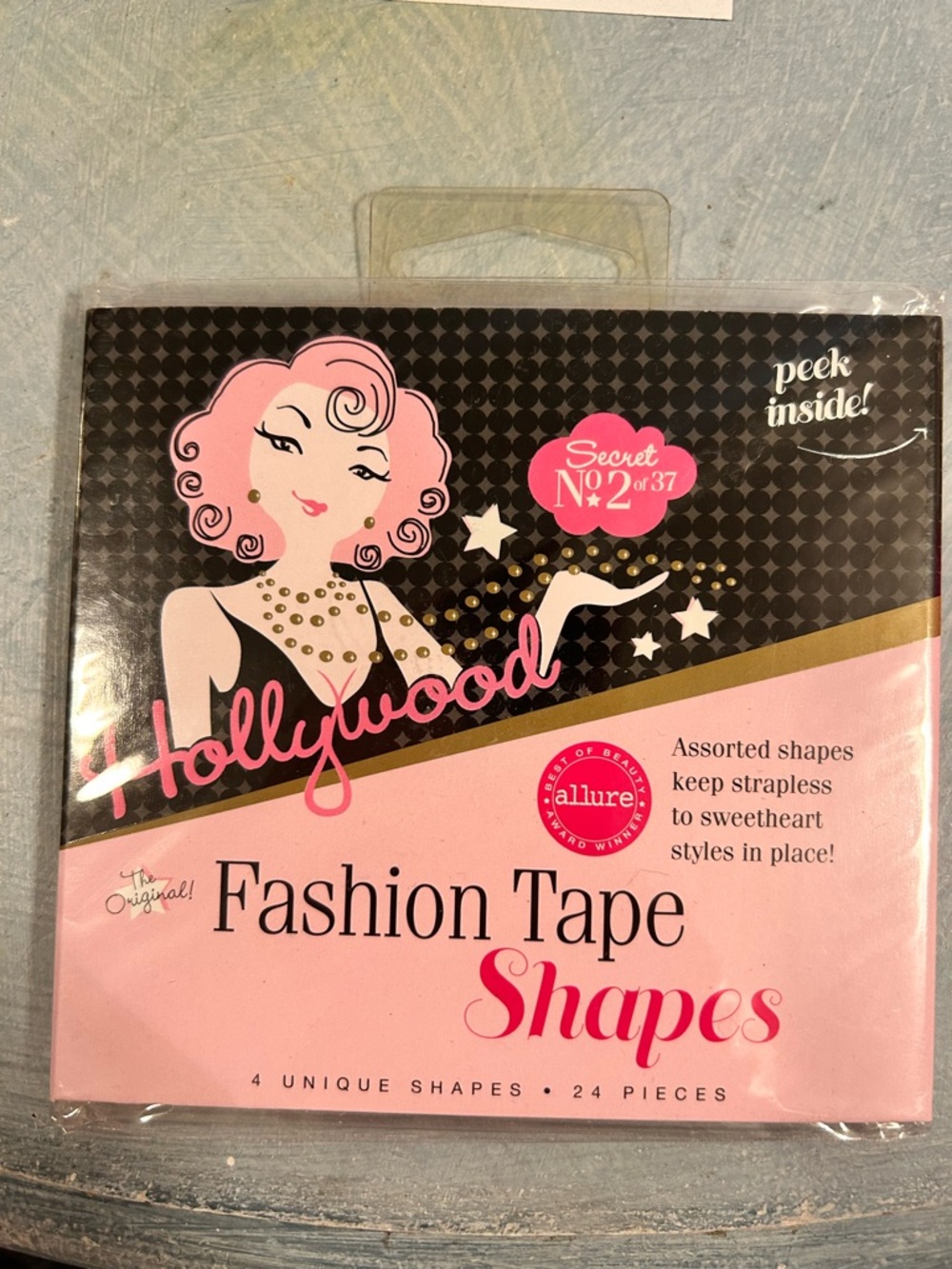 Fashion Tape Shapes - Pink/Black